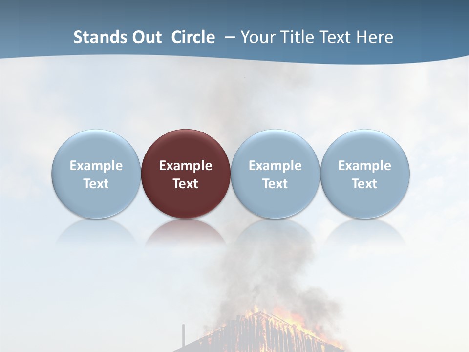 Red Rural Structure PowerPoint Template