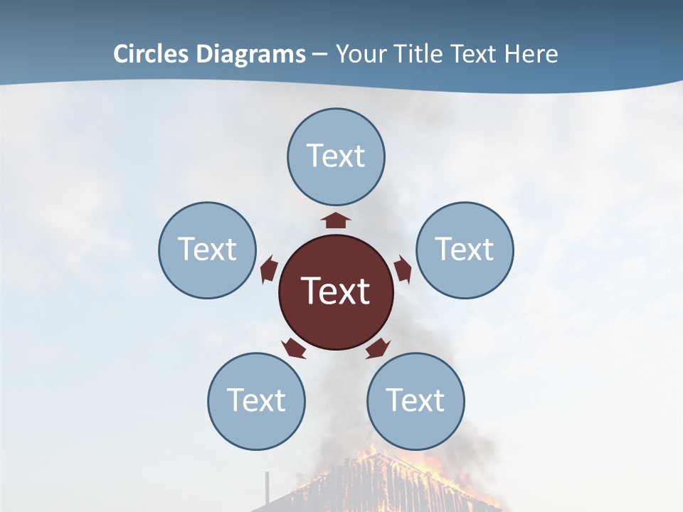 Red Rural Structure PowerPoint Template