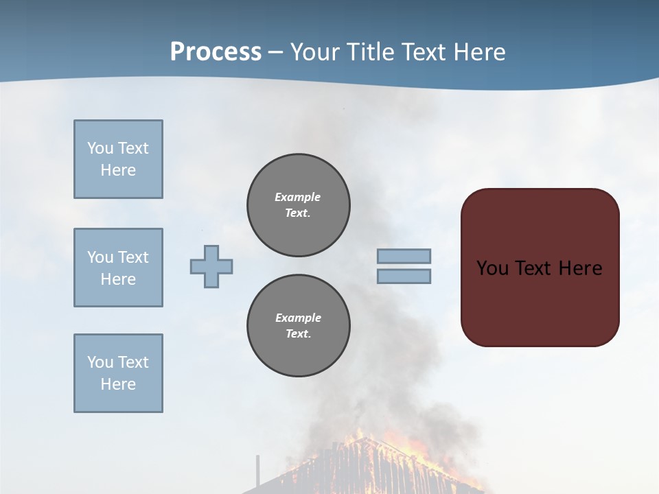 Red Rural Structure PowerPoint Template