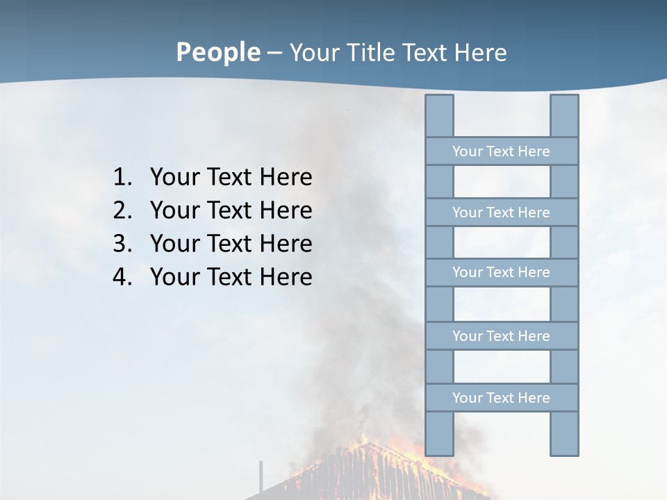 Red Rural Structure PowerPoint Template