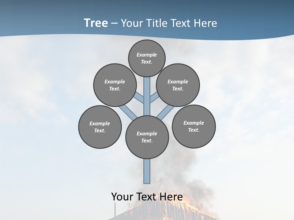 Red Rural Structure PowerPoint Template
