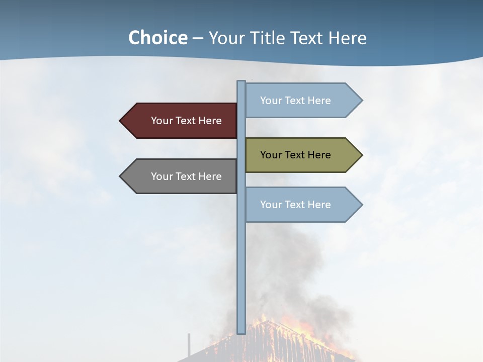 Red Rural Structure PowerPoint Template