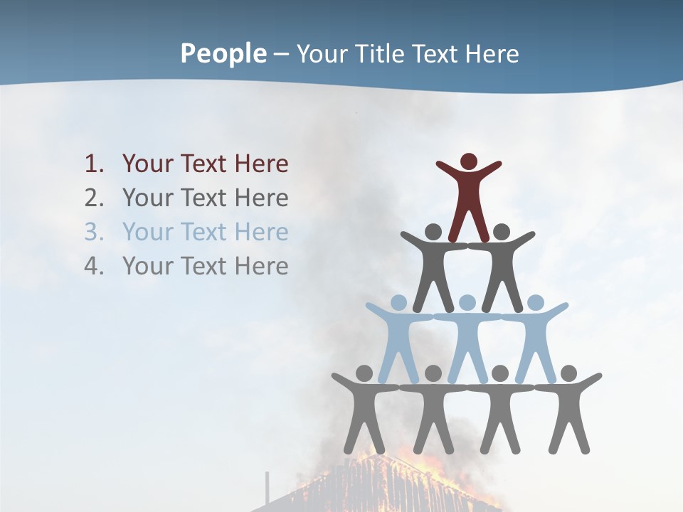 Red Rural Structure PowerPoint Template