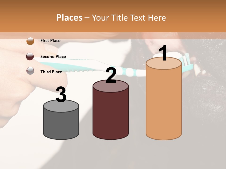 Hold Blue Boxer PowerPoint Template