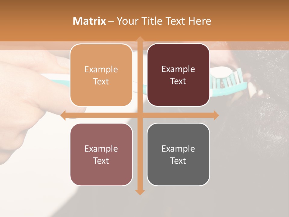 Hold Blue Boxer PowerPoint Template