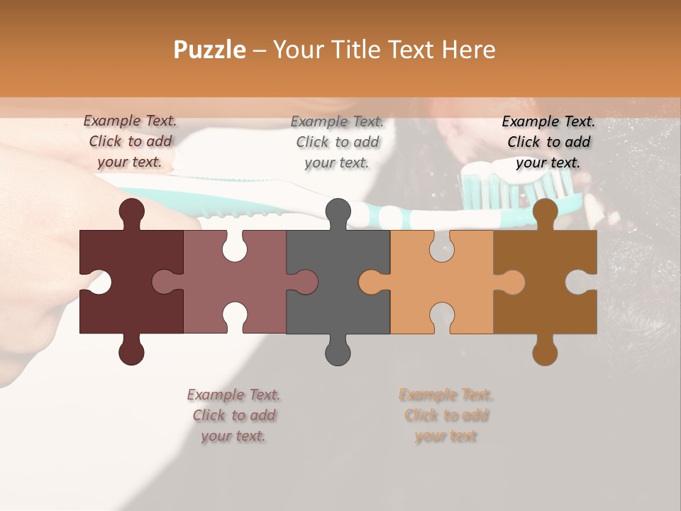 Hold Blue Boxer PowerPoint Template