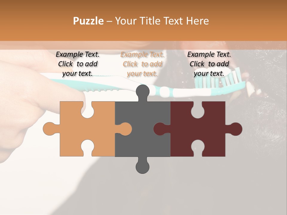 Hold Blue Boxer PowerPoint Template