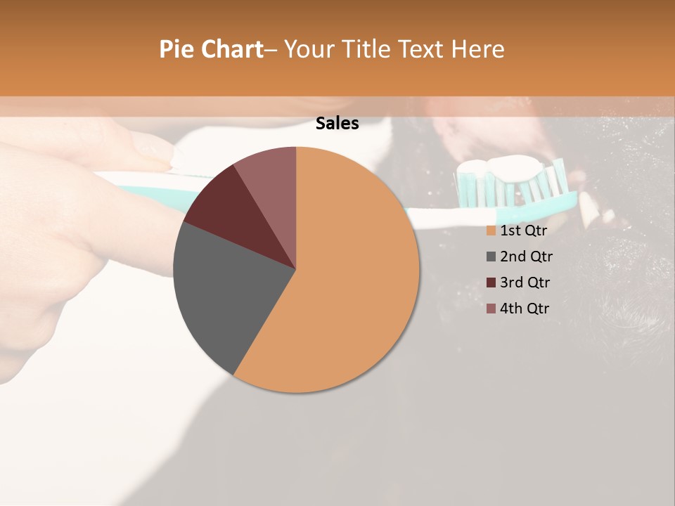 Hold Blue Boxer PowerPoint Template