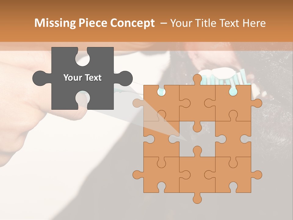 Hold Blue Boxer PowerPoint Template