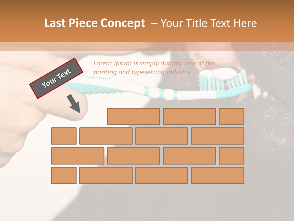 Hold Blue Boxer PowerPoint Template