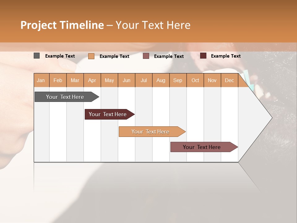 Hold Blue Boxer PowerPoint Template