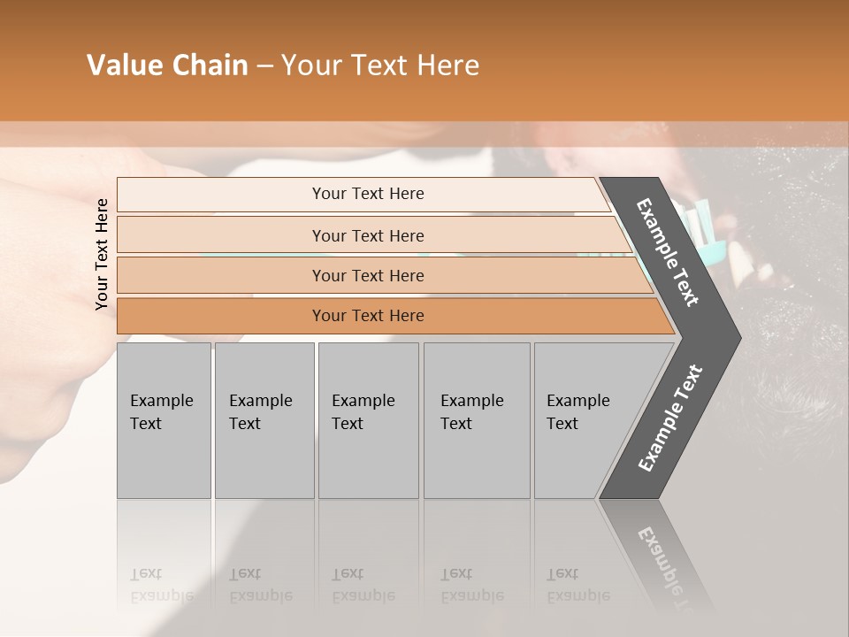 Hold Blue Boxer PowerPoint Template