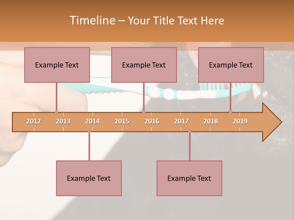 Hold Blue Boxer PowerPoint Template