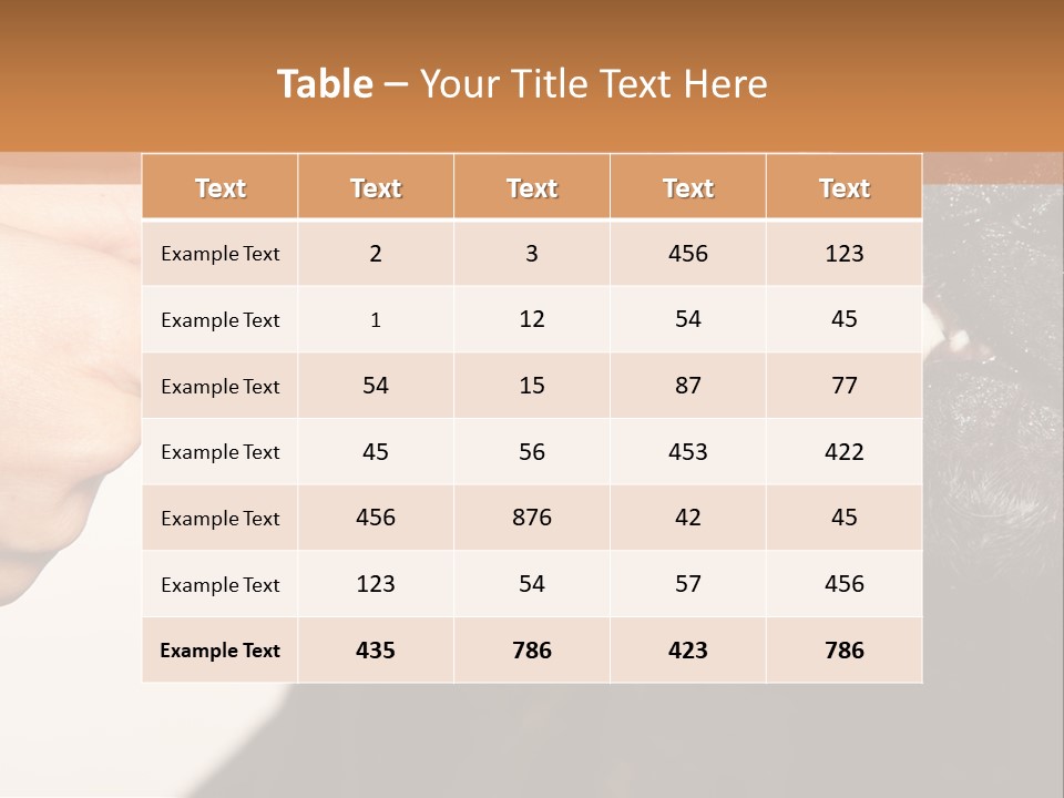 Hold Blue Boxer PowerPoint Template