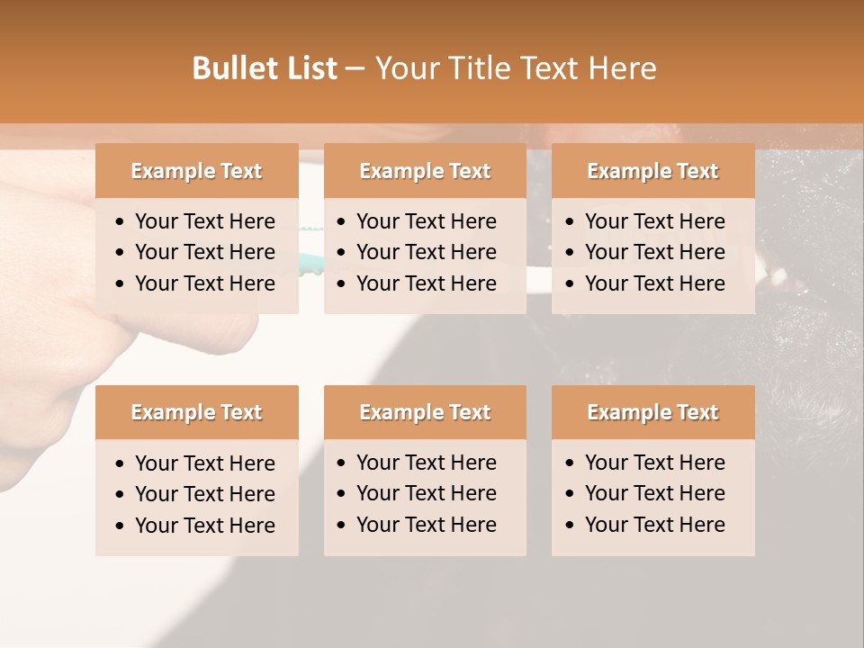 Hold Blue Boxer PowerPoint Template