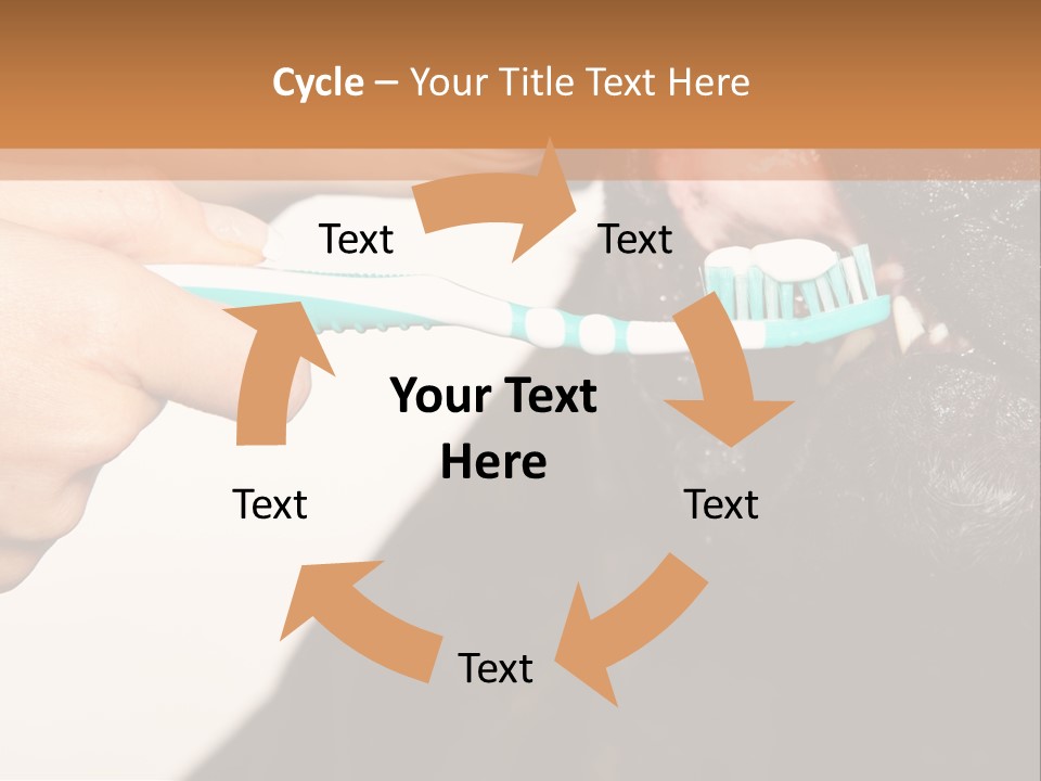Hold Blue Boxer PowerPoint Template