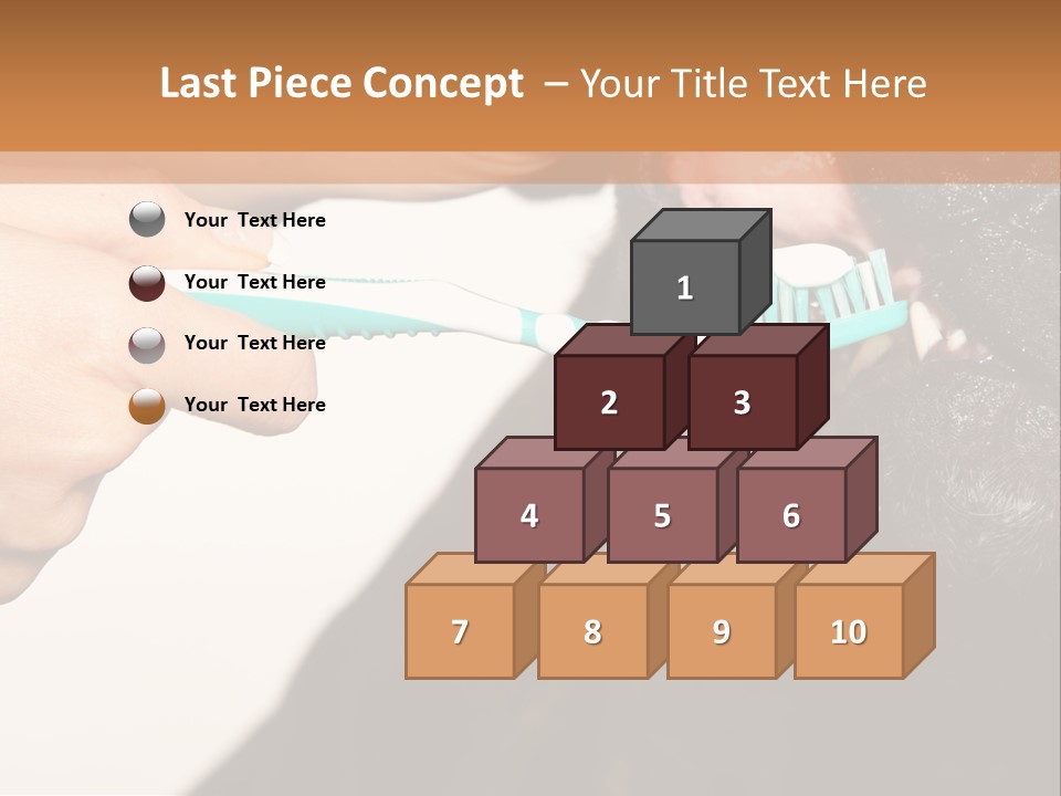 Hold Blue Boxer PowerPoint Template