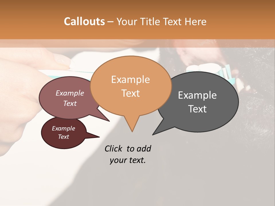 Hold Blue Boxer PowerPoint Template