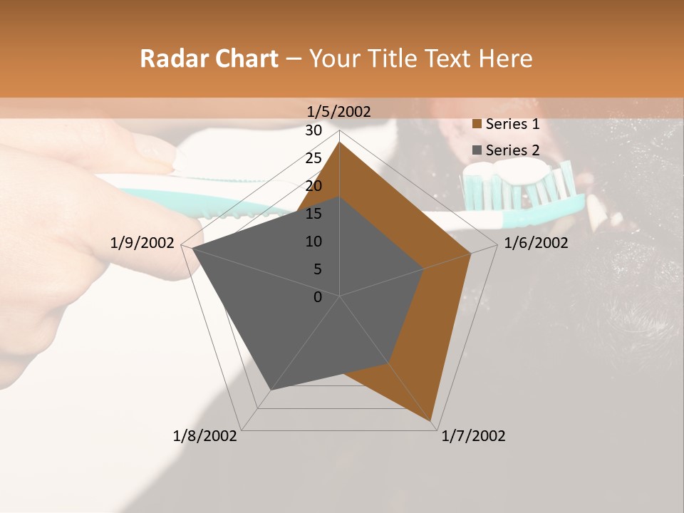 Hold Blue Boxer PowerPoint Template