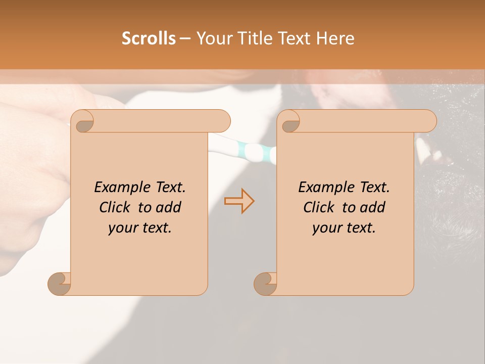 Hold Blue Boxer PowerPoint Template