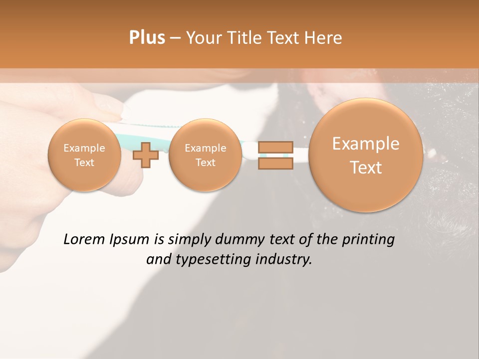 Hold Blue Boxer PowerPoint Template