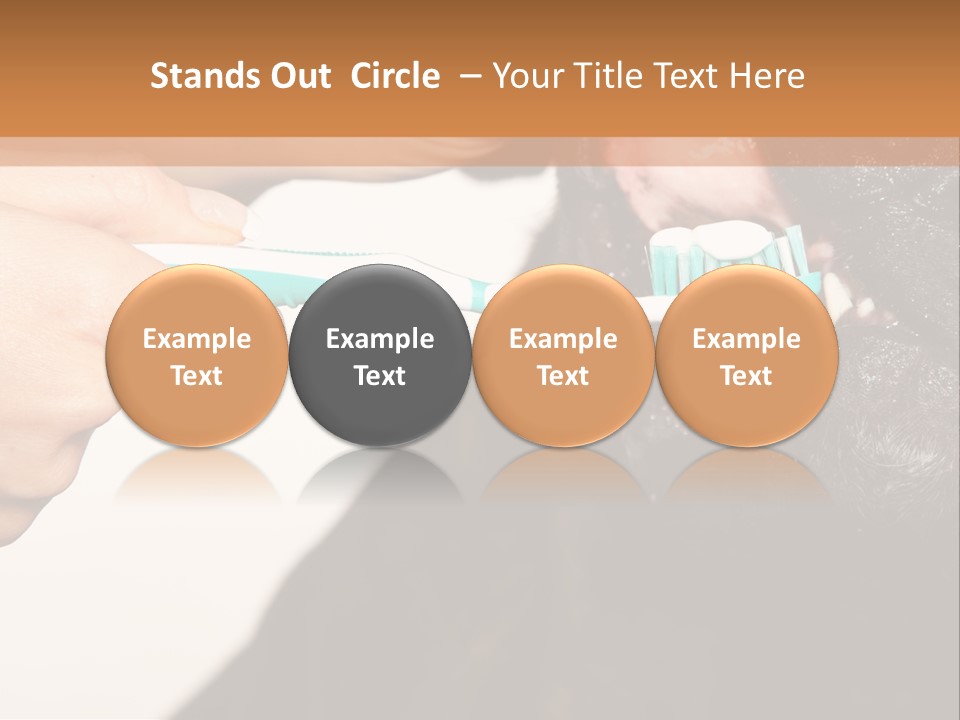 Hold Blue Boxer PowerPoint Template