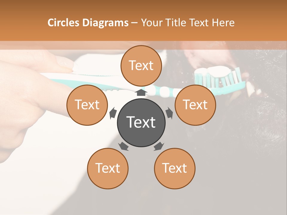 Hold Blue Boxer PowerPoint Template