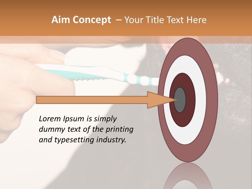 Hold Blue Boxer PowerPoint Template