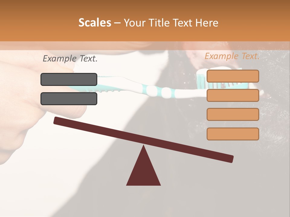 Hold Blue Boxer PowerPoint Template