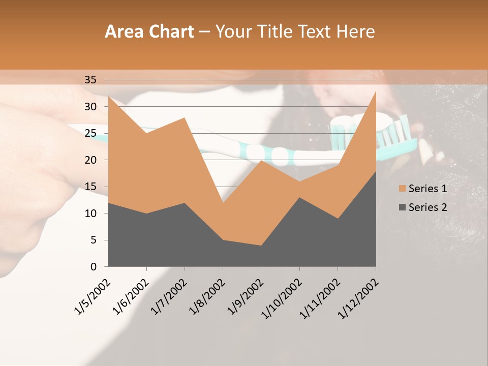 Hold Blue Boxer PowerPoint Template