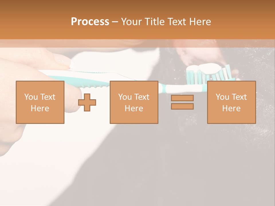 Hold Blue Boxer PowerPoint Template