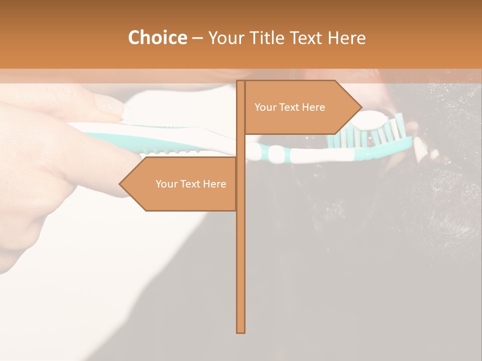 Hold Blue Boxer PowerPoint Template