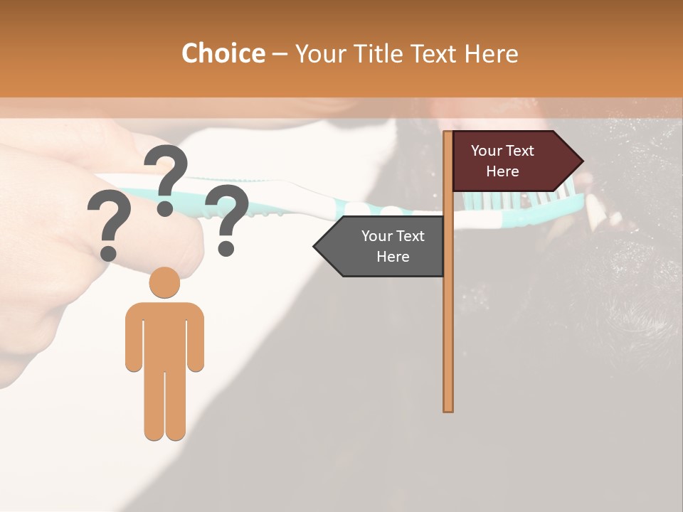 Hold Blue Boxer PowerPoint Template