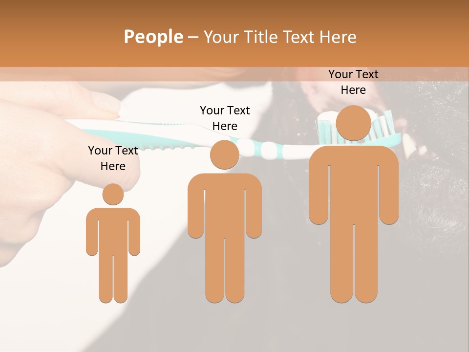 Hold Blue Boxer PowerPoint Template