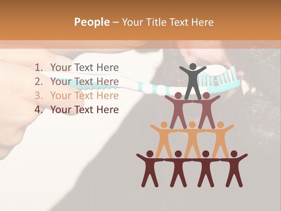 Hold Blue Boxer PowerPoint Template