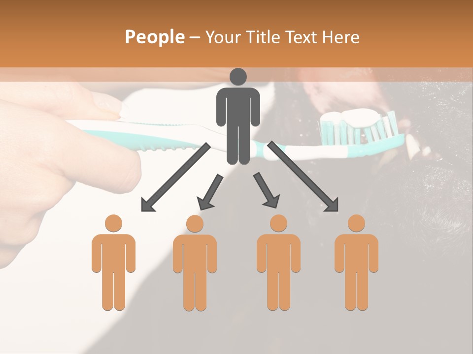 Hold Blue Boxer PowerPoint Template