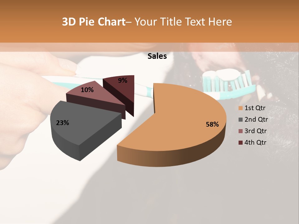 Hold Blue Boxer PowerPoint Template