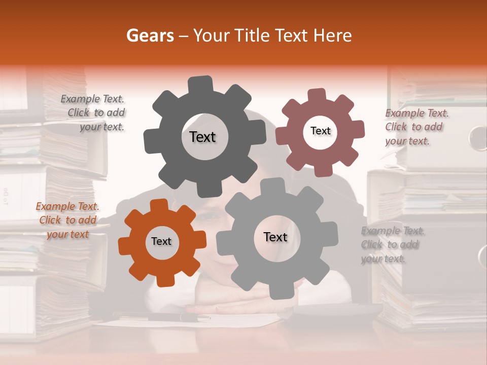 Employee Human Boredom PowerPoint Template