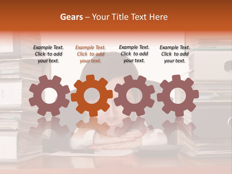 Employee Human Boredom PowerPoint Template