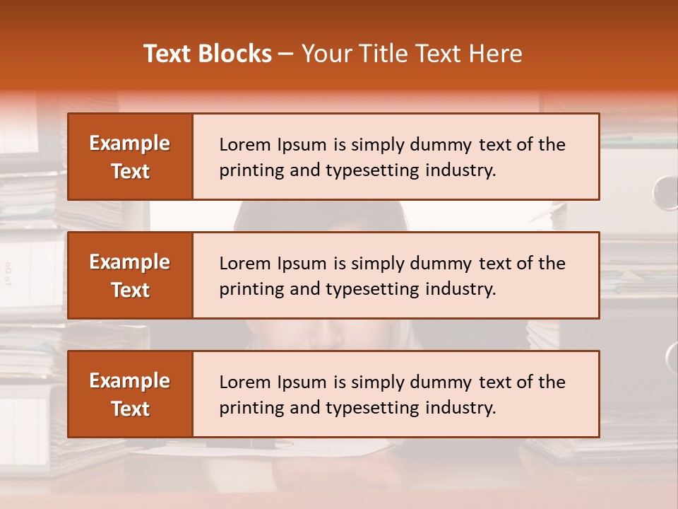 Employee Human Boredom PowerPoint Template