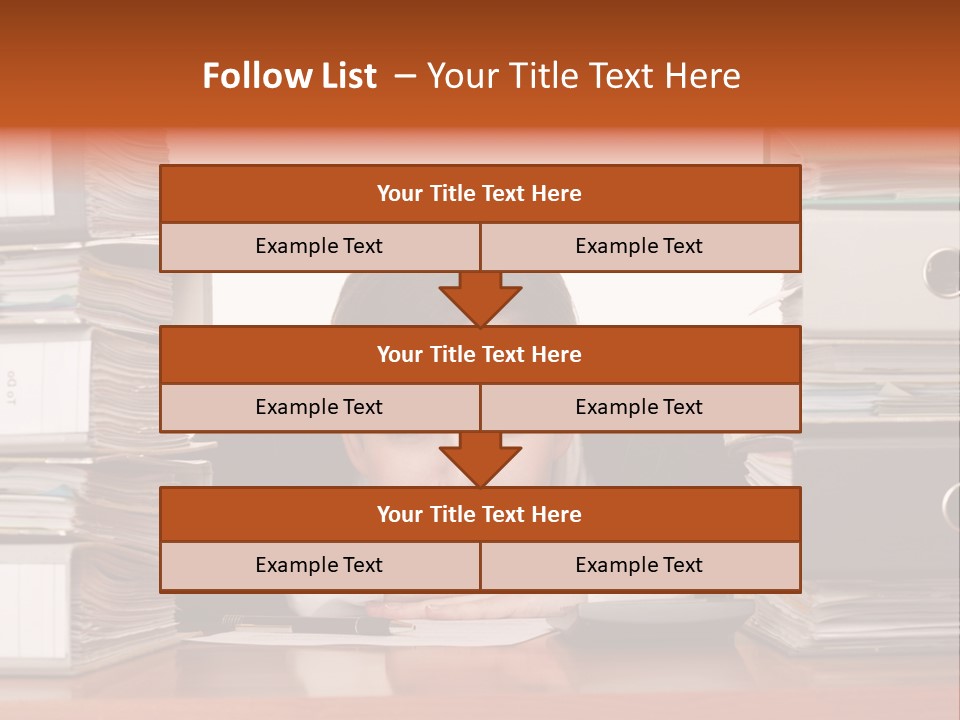 Employee Human Boredom PowerPoint Template