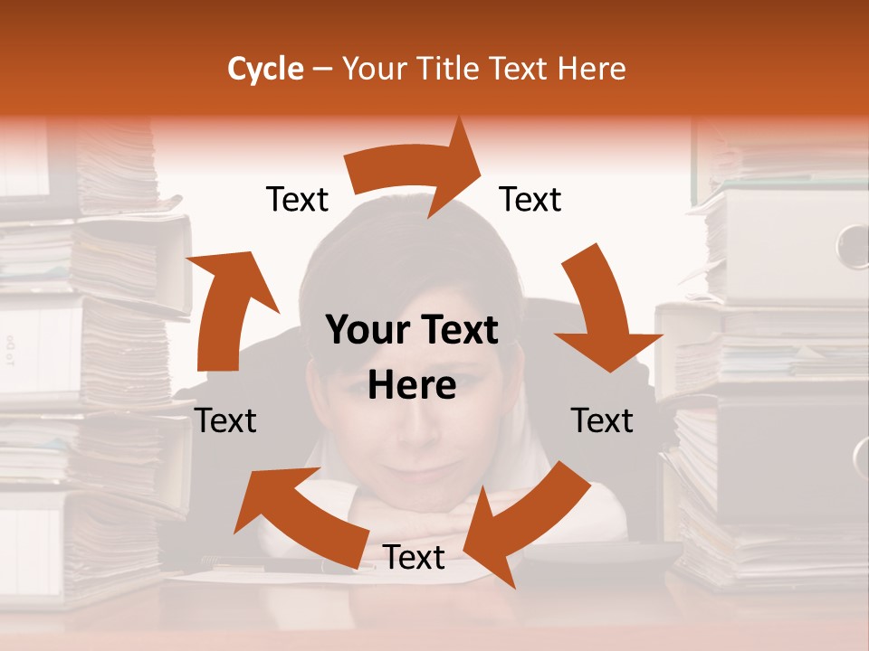 Employee Human Boredom PowerPoint Template