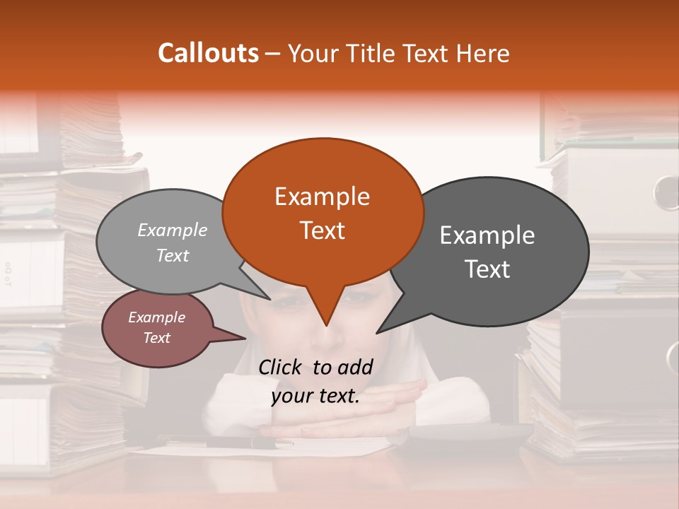 Employee Human Boredom PowerPoint Template