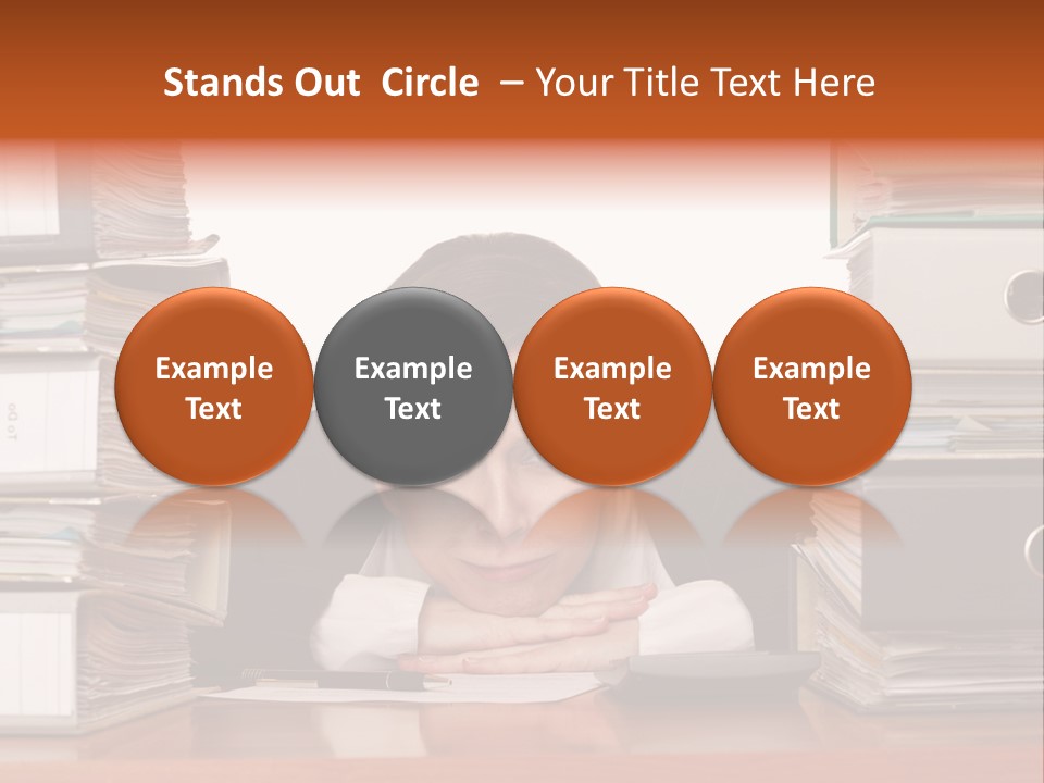 Employee Human Boredom PowerPoint Template