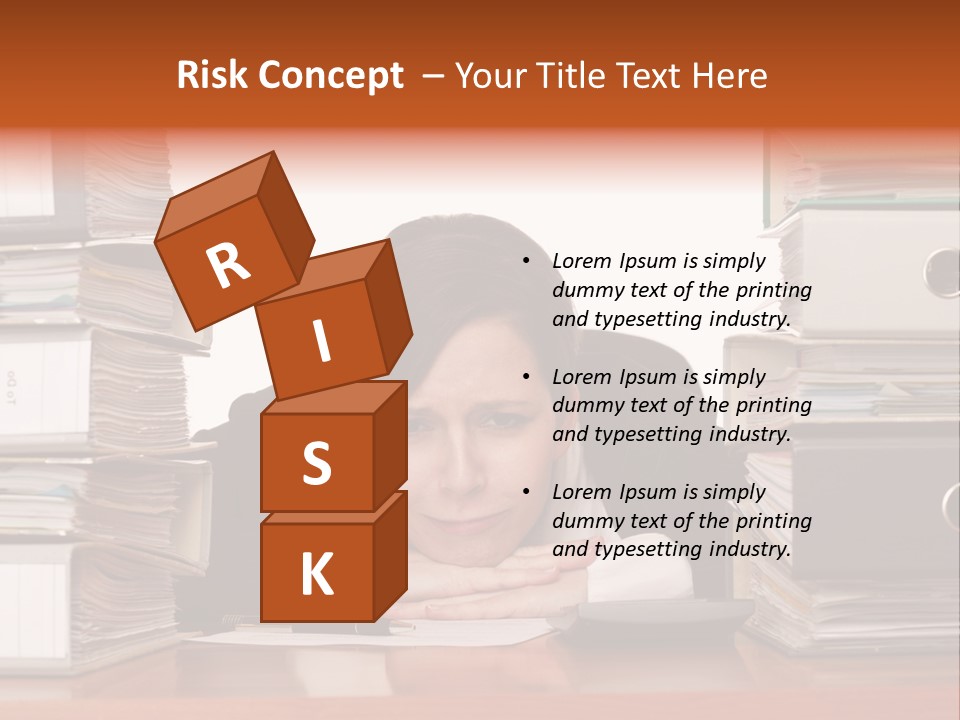 Employee Human Boredom PowerPoint Template