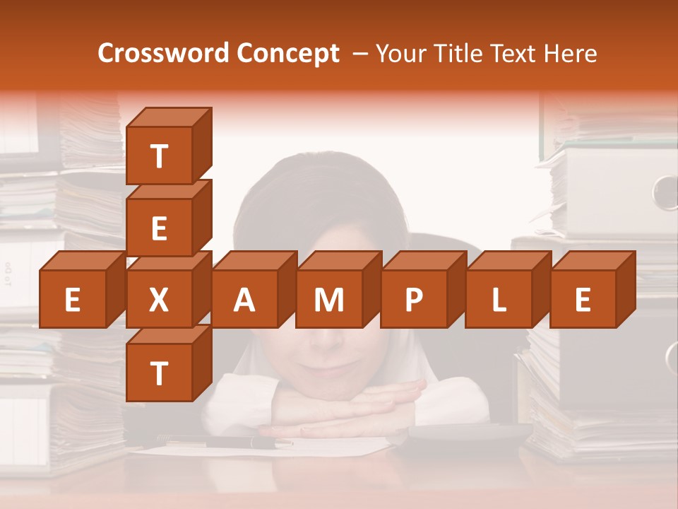 Employee Human Boredom PowerPoint Template