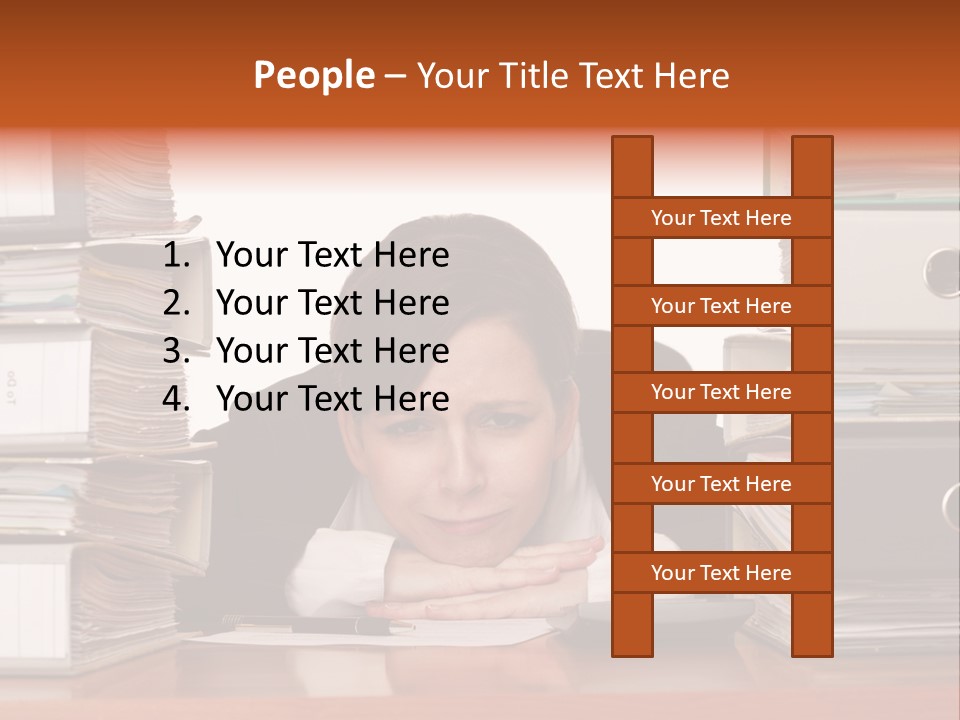 Employee Human Boredom PowerPoint Template