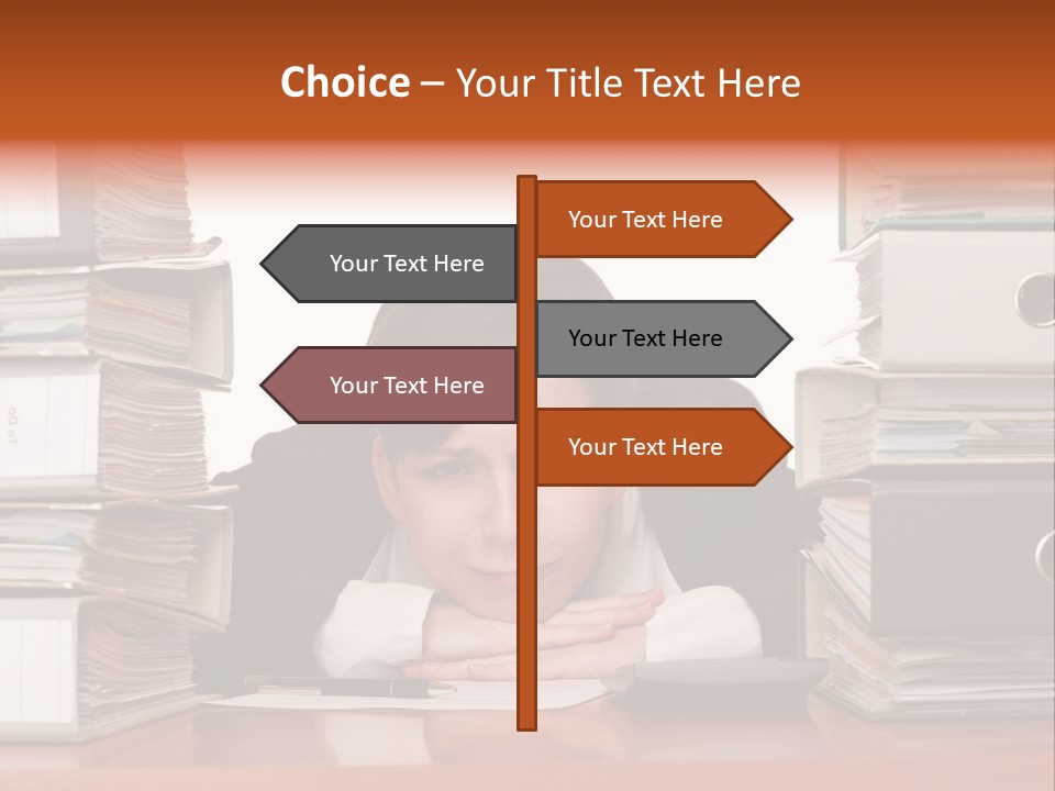 Employee Human Boredom PowerPoint Template