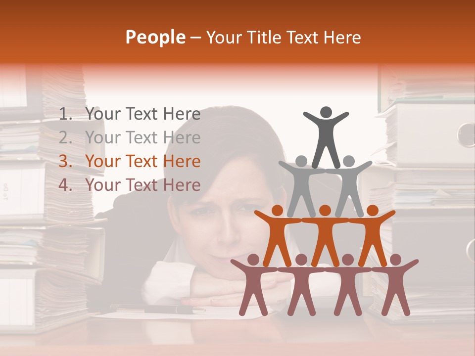 Employee Human Boredom PowerPoint Template