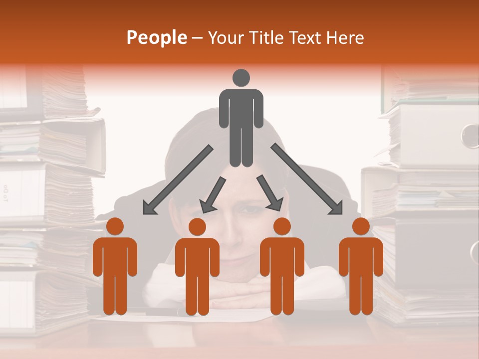 Employee Human Boredom PowerPoint Template